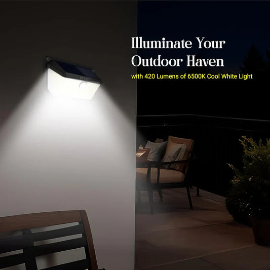 DYLECT Solar Eco Wall Sensor Light (420lm)