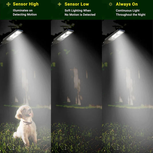 DYLECT 900W Solar Street Light with Motion Sensor