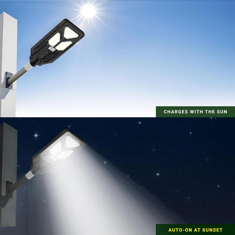 DYLECT 900W Solar Street Light with Motion Sensor