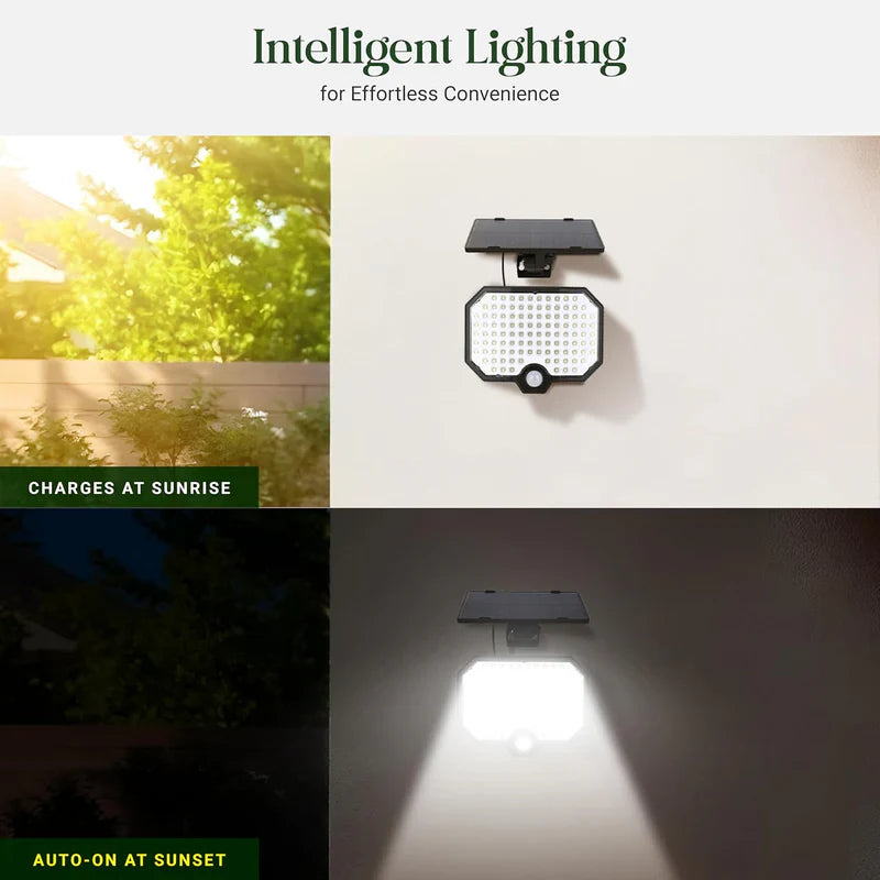 DYLECT Solar Eco LED Security Light with Separate Panel
