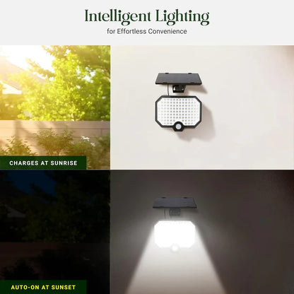 DYLECT Solar Eco LED Security Light with Separate Panel