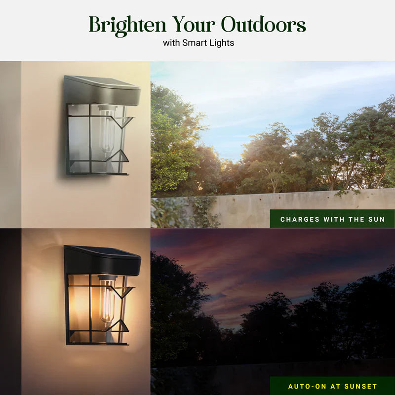 DYLECT Solar Eco Wall Sensor Lantern Light (S)