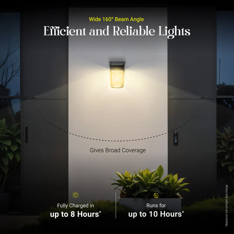 DYLECT Solar Eco Wall Sensor Lantern Light (S)