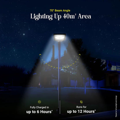 DYLECT 900W Solar Street Light with Motion Sensor