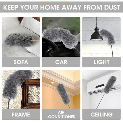 EXTENDABLE FAN CLEANING DUSTER + Toilet & Gap Cleaning Brush (FREE)