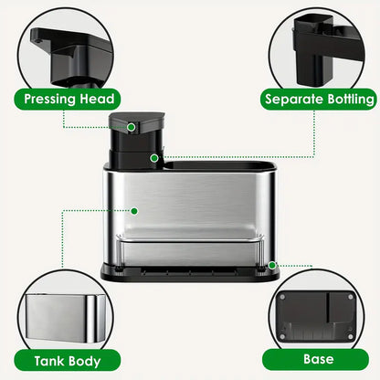 3-in-1 kitchen sink organizer