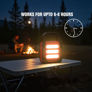 Buy Solar Emergency Light With Long Range Flashlight (LL16)... 5 years warranty