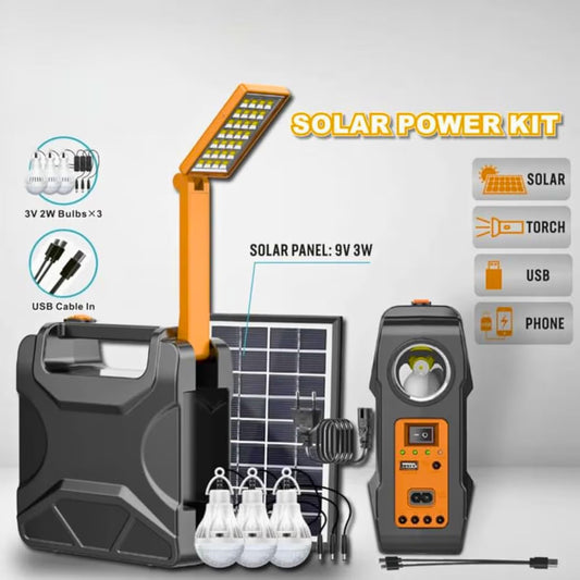 Drumstone 5  Years Warranty) PRO Solar Mini Inverter Set | 3 LED Bulbs | 20000 mAh Battery
☀️ Complete Solar Power Kit
🔋 Charge & Light On-The-Go
🎁 New Year Special 5-Year Warranty
🏕️ Portable & Versatile