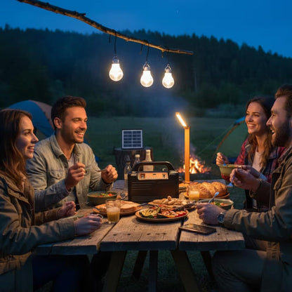 Drumstone 5  Years Warranty) PRO Solar Mini Inverter Set | 3 LED Bulbs | 20000 mAh Battery
☀️ Complete Solar Power Kit
🔋 Charge & Light On-The-Go
🎁 New Year Special 5-Year Warranty
🏕️ Portable & Versatile